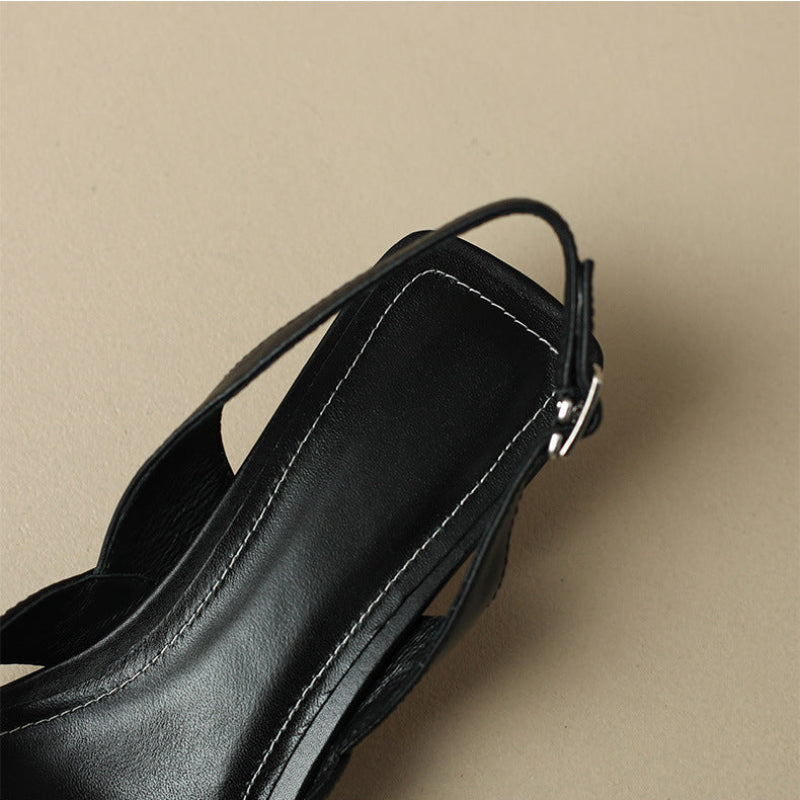 CORINA LEATHER HEELS