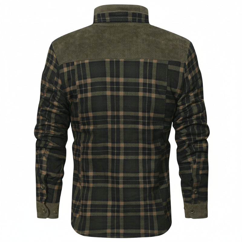 Men's Wanderer Flannel Jacket – 9 Plaid Designs, Weather-Resistant