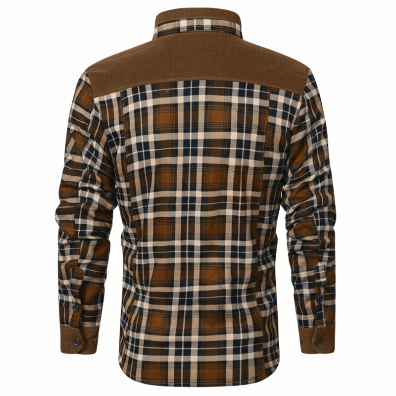 Men's Wanderer Flannel Jacket – 9 Plaid Designs, Weather-Resistant