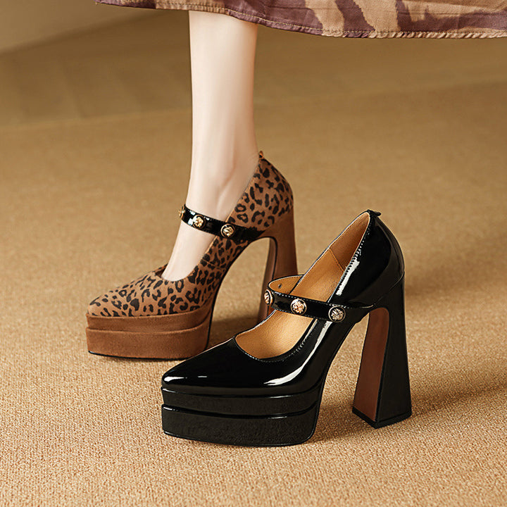 DONNA™ LEATHER HIGH HEELS