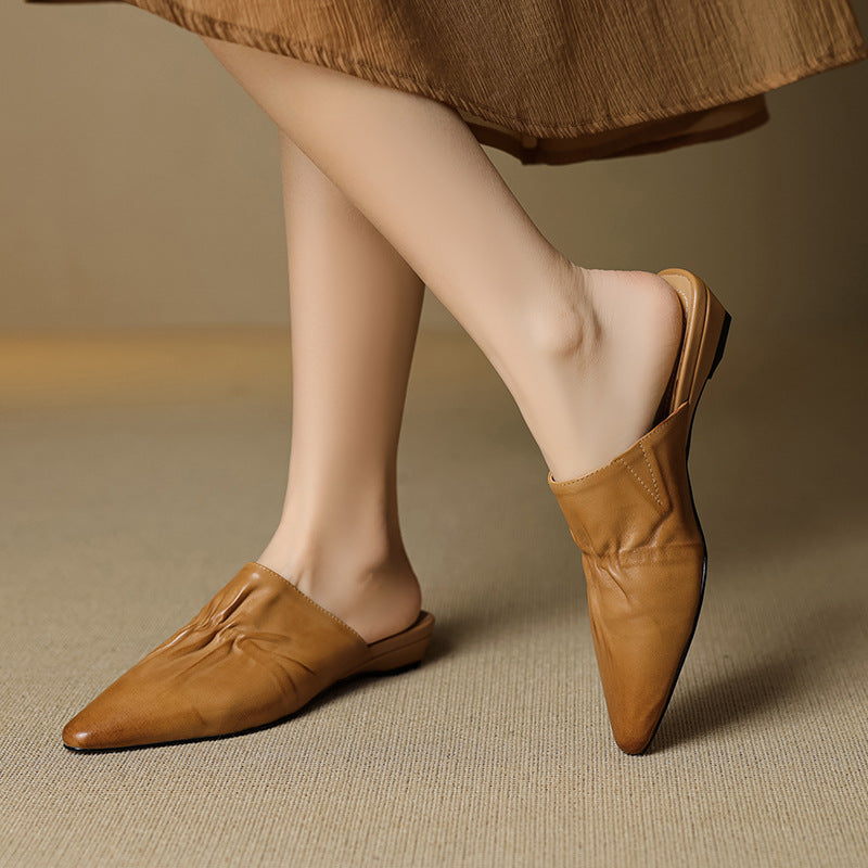 ANNA MARIA™ LEATHER MULES