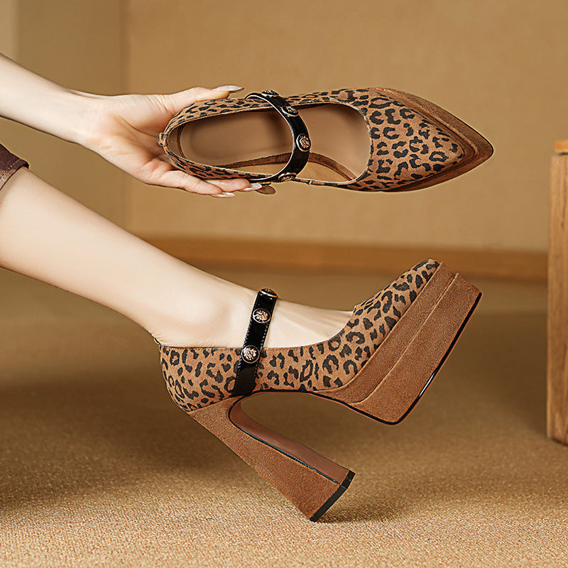 DONNA™ LEATHER HIGH HEELS