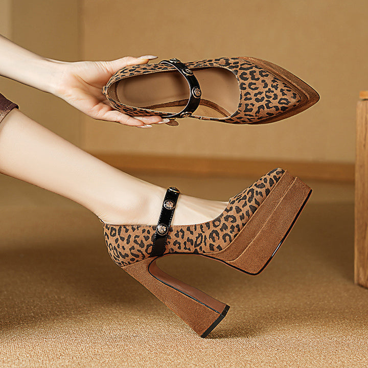 DONNA™ LEATHER HIGH HEELS