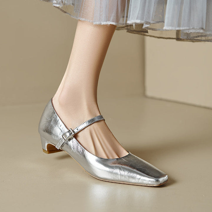 ALENA™ GENUINE LEATHER HEELS