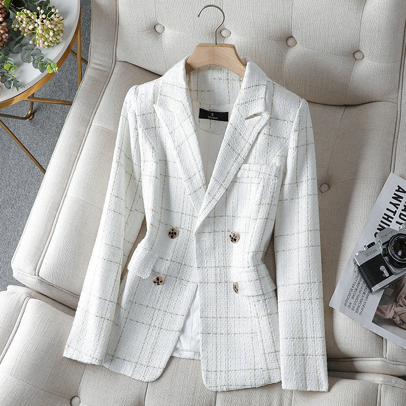CELINA™ PLAID BLAZER