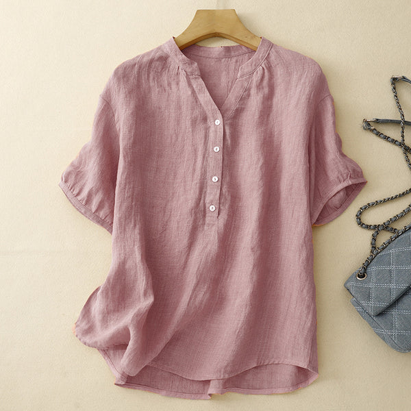 ASH LINEN BLOUSE