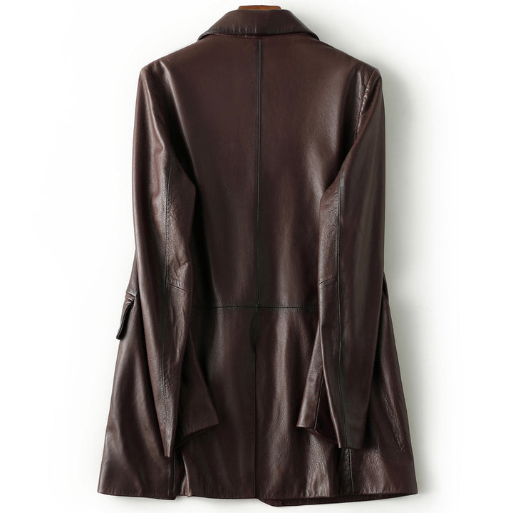 NATASHA™ GENUINE LEATHER BLAZER