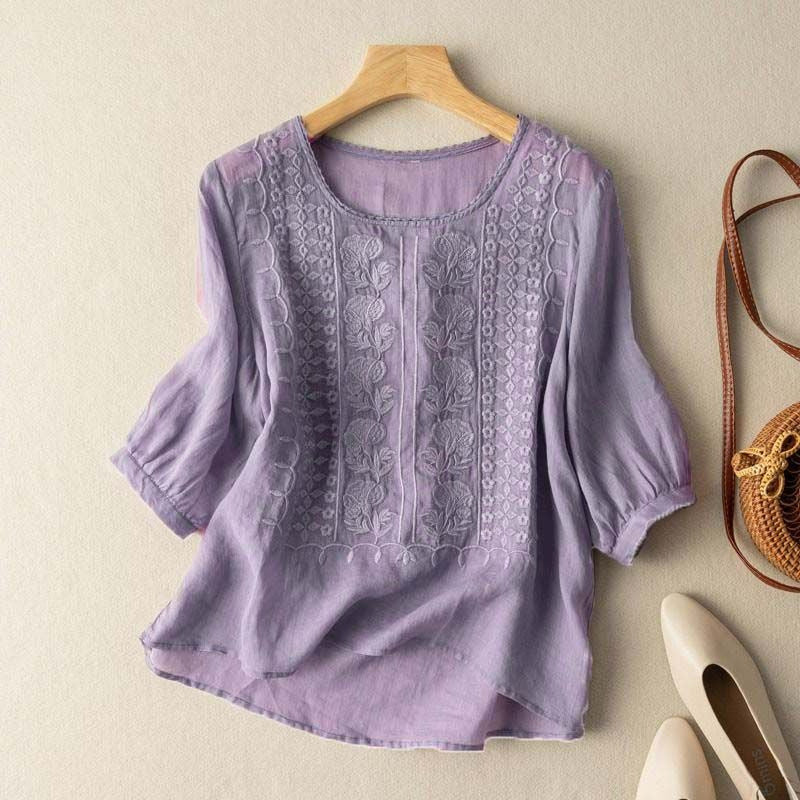 MEADOW LINEN BLOUSE