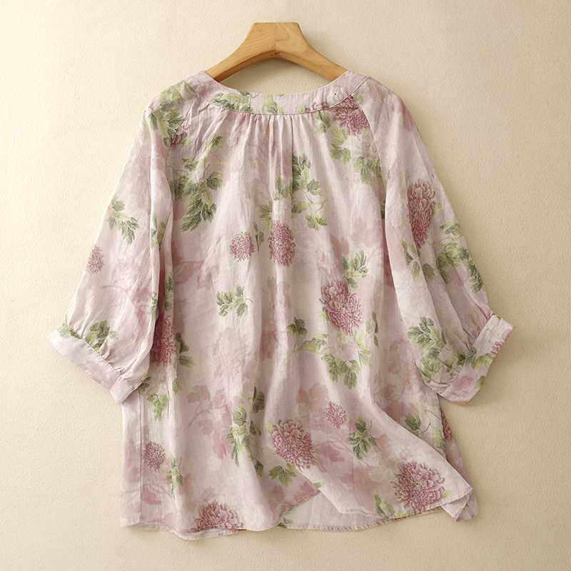 ERIKA LINEN BLOUSE