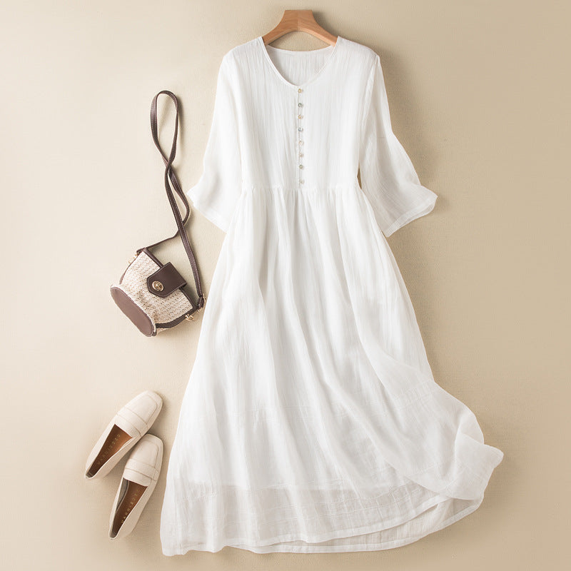 ABIGAIL LINEN DRESS