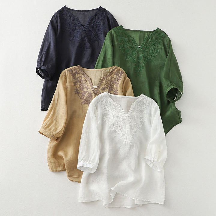 LILIA LINEN SHIRT