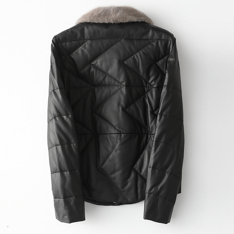 TINA™ GENUINE LEATHER COAT