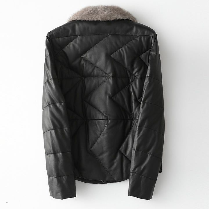 TINA™ GENUINE LEATHER COAT