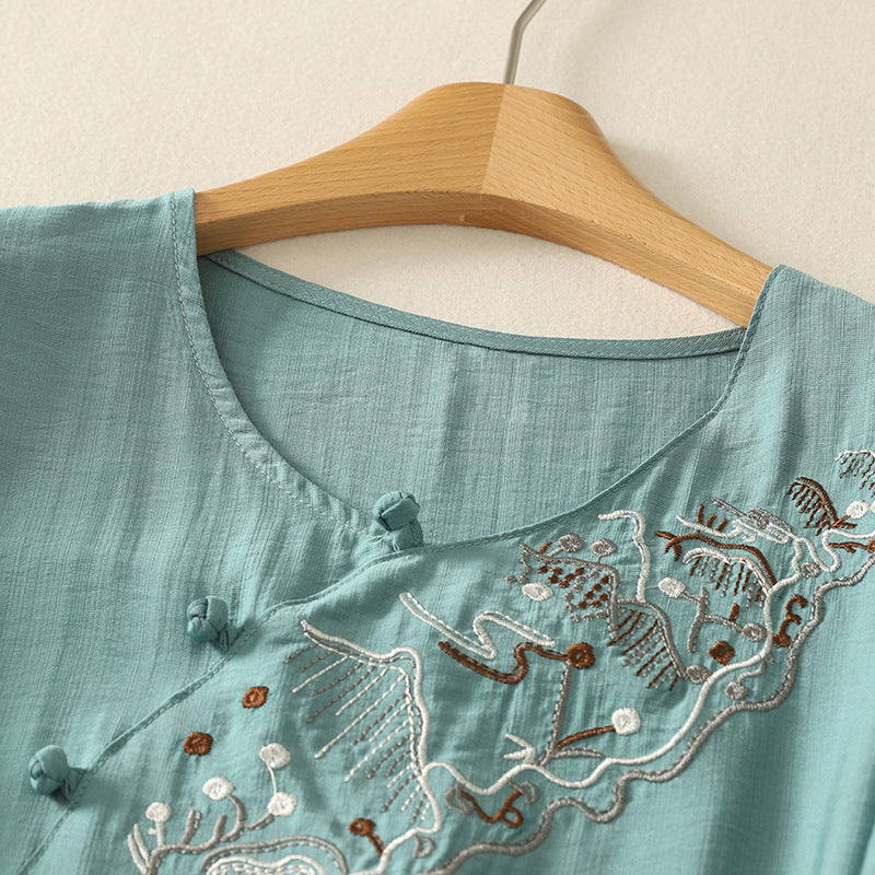TAMAR LINEN BLOUSE