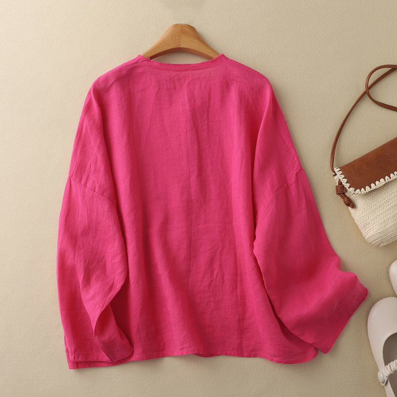 ALENA LINEN SHIRT