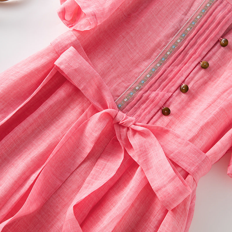 ANDREA LINEN DRESS