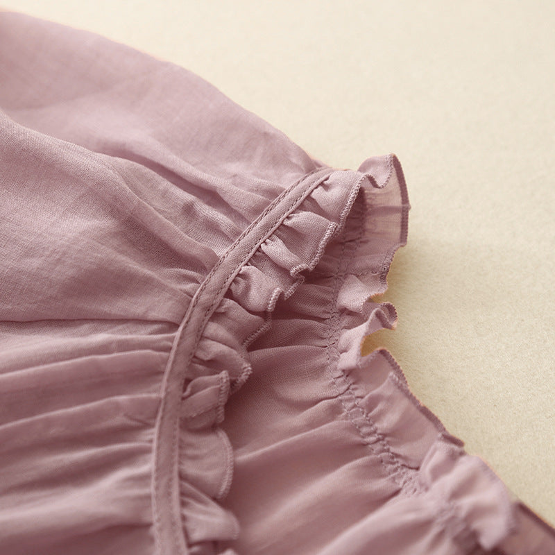 ALODIA LINEN BLOUSE