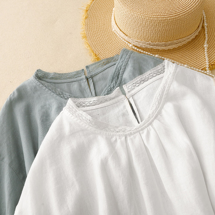 VISTA LINEN BLOUSE