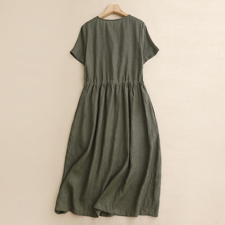 EMILY LINEN DRESS