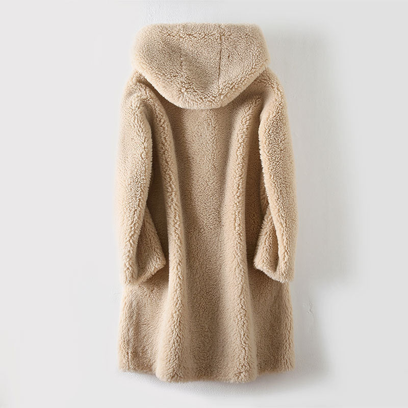 NIVA™ HOODED WOOL COAT