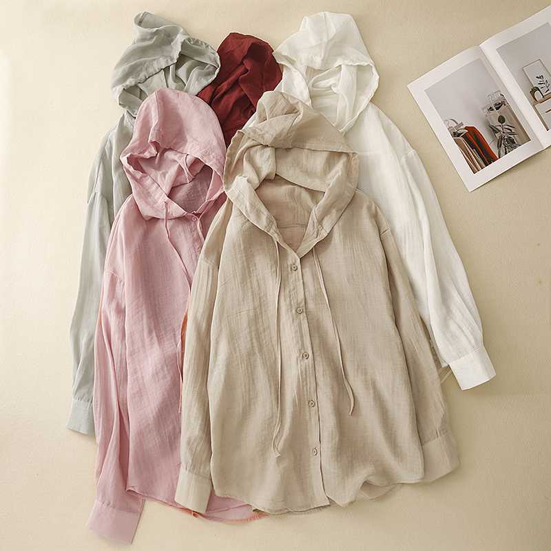 BLOOM LINEN HOODIE