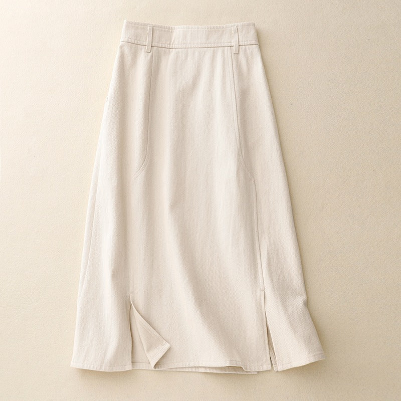 SAVANNA DENIM SKIRT