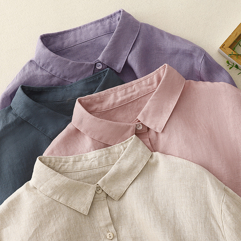 CLARA LINEN SHIRT
