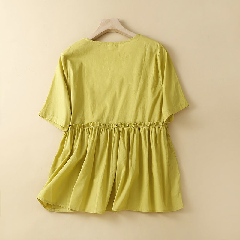 ALENA LINEN BLOUSE
