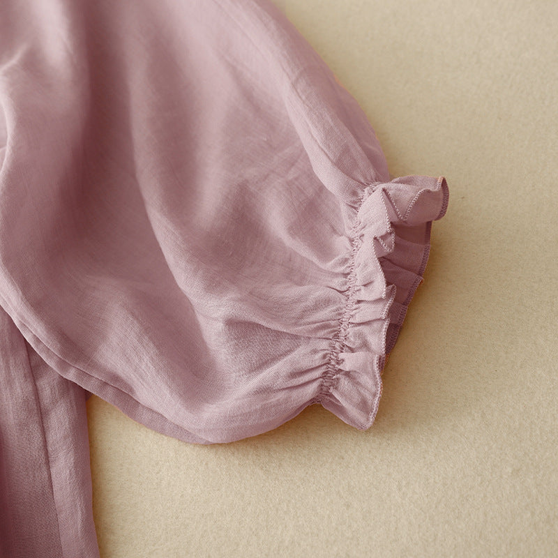 ALODIA LINEN BLOUSE