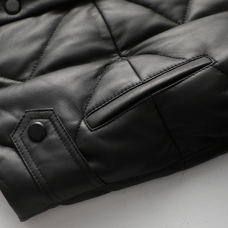 TINA™ GENUINE LEATHER COAT