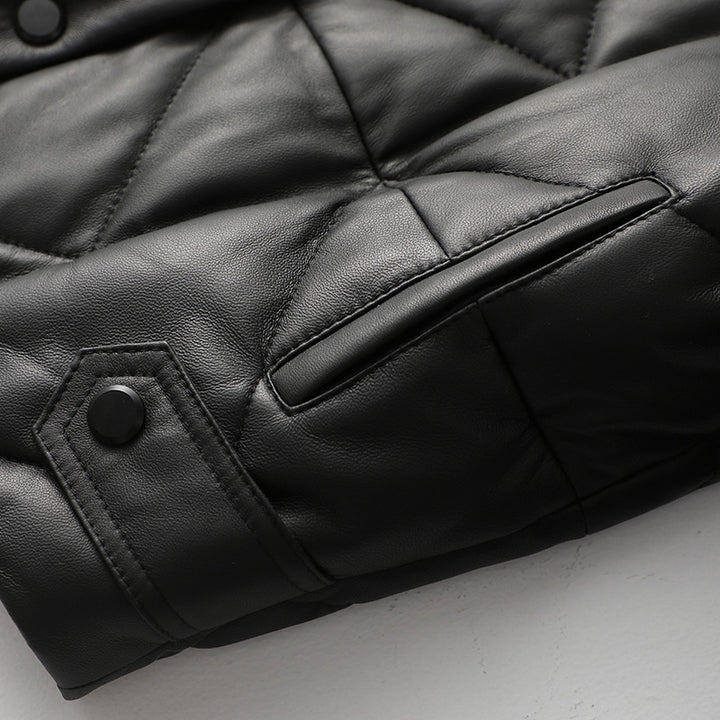 TINA™ GENUINE LEATHER COAT