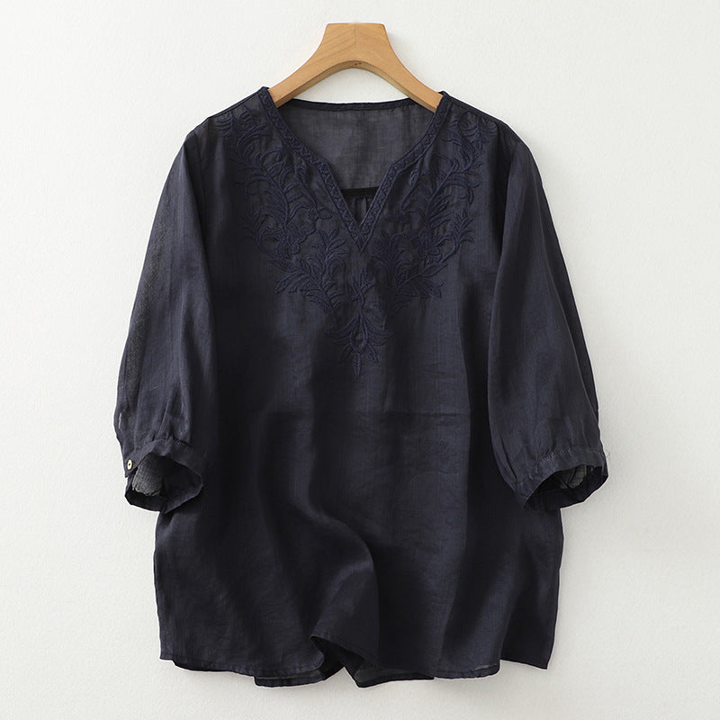 LILIA LINEN SHIRT