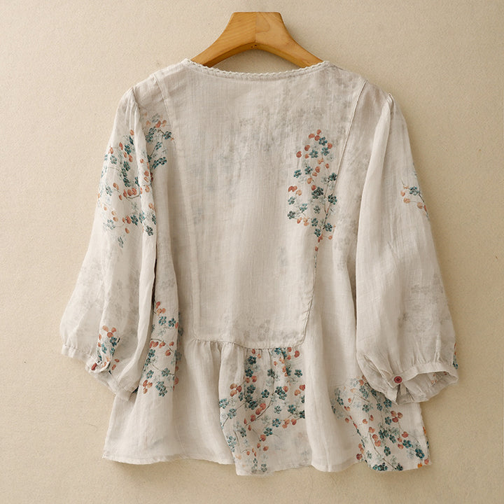 KALA LINEN BLOUSE