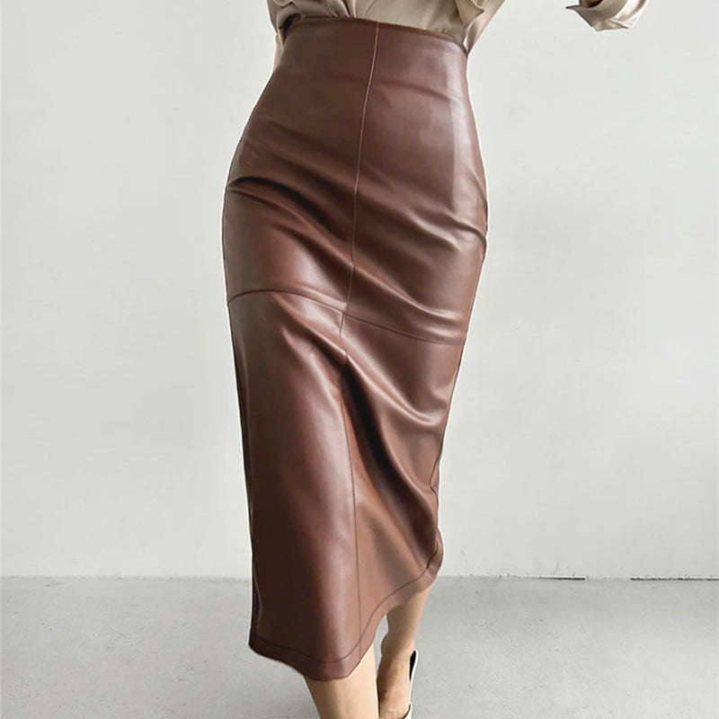 BELLA™ LEATHER SKIRT