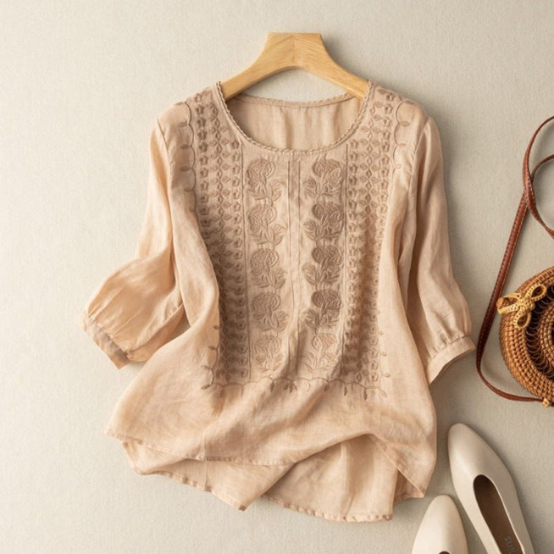 MEADOW LINEN BLOUSE