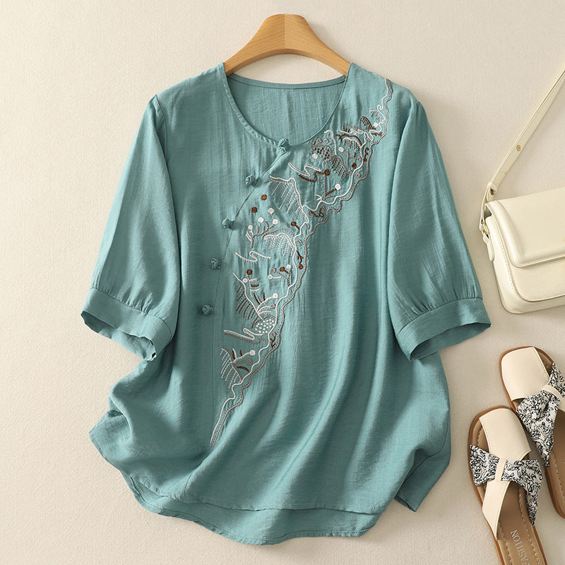 TAMAR LINEN BLOUSE