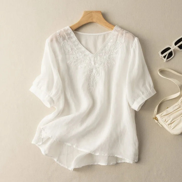 LOLA LINEN BLOUSE