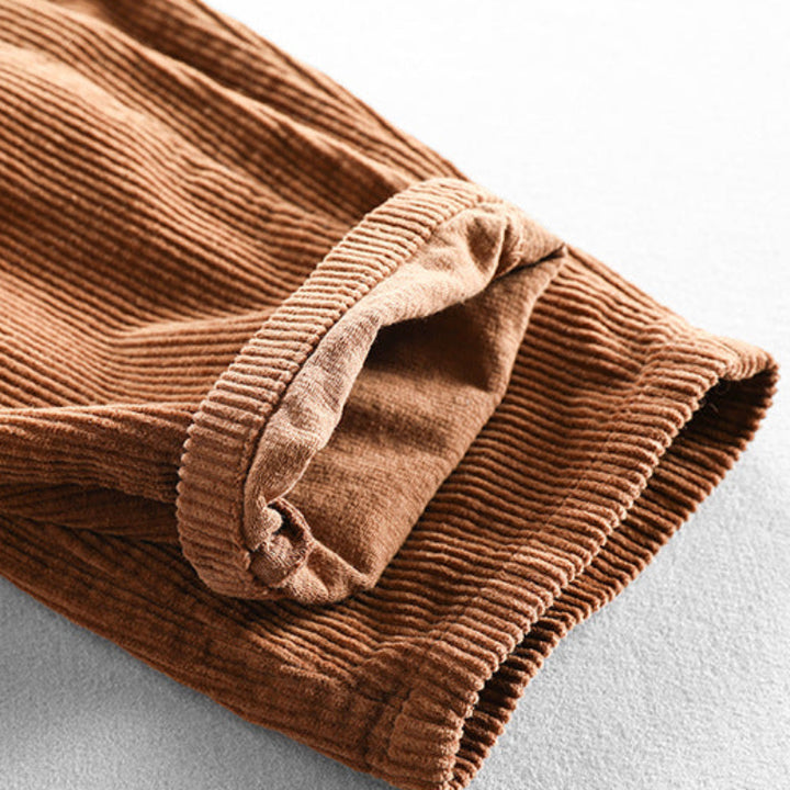 SLIM FIT CORDUROY PANTS