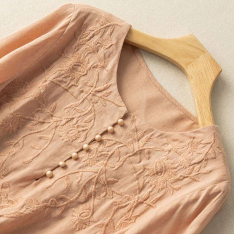 AMBER LINEN BLOUSE