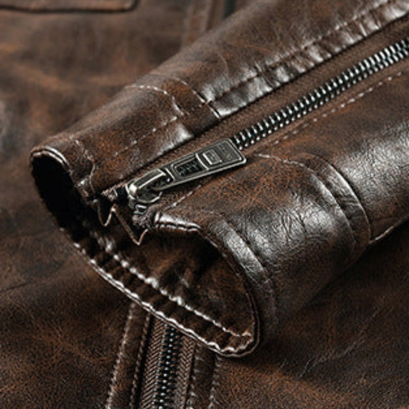 EQUINOX BOMBER LEATHER JACKET