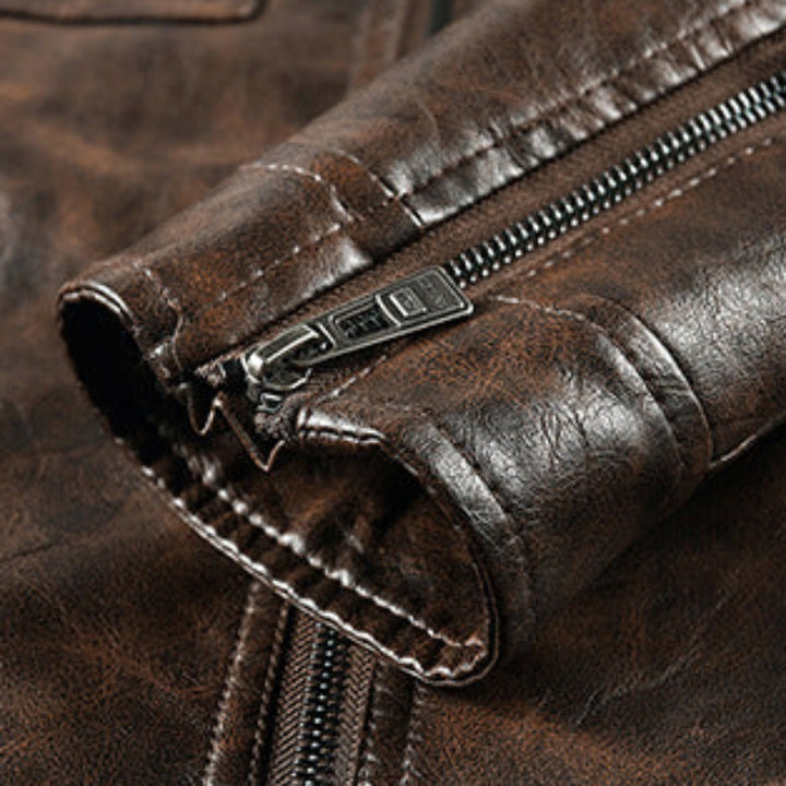 EQUINOX BOMBER LEATHER JACKET