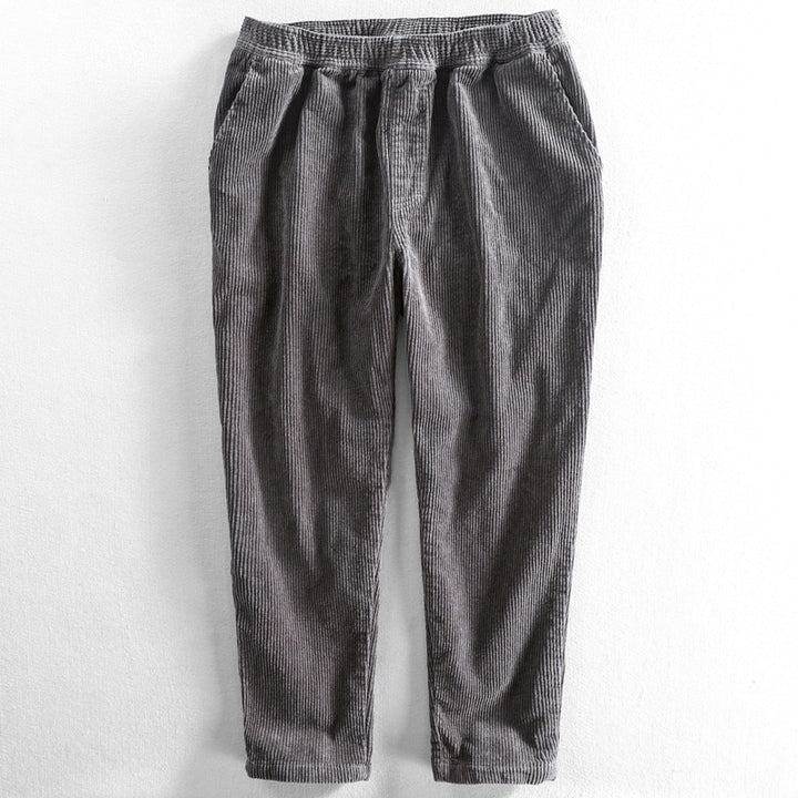 SLIM FIT CORDUROY PANTS