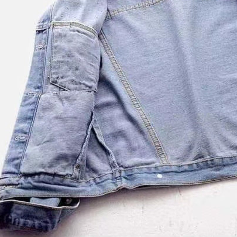 SCARLETT FLORAL DENIM JACKET