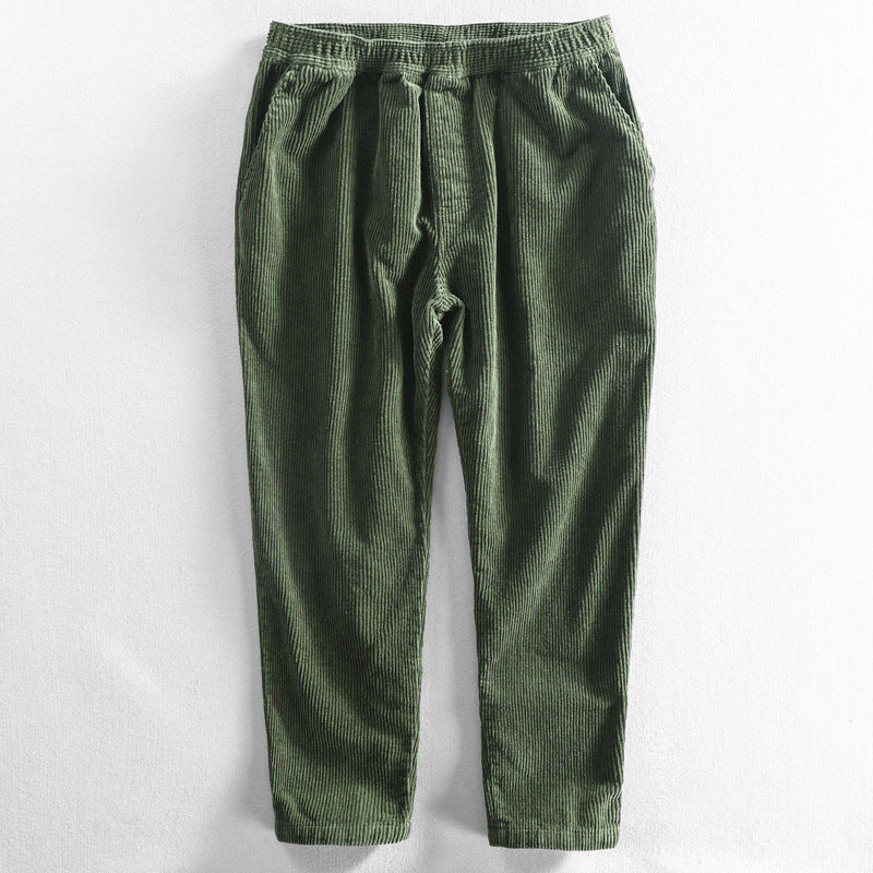 SLIM FIT CORDUROY PANTS