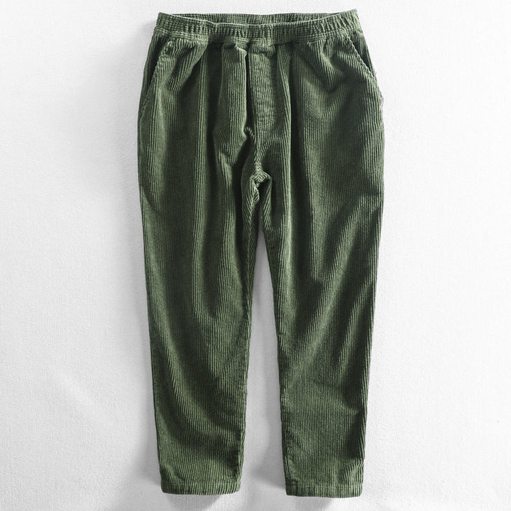 SLIM FIT CORDUROY PANTS