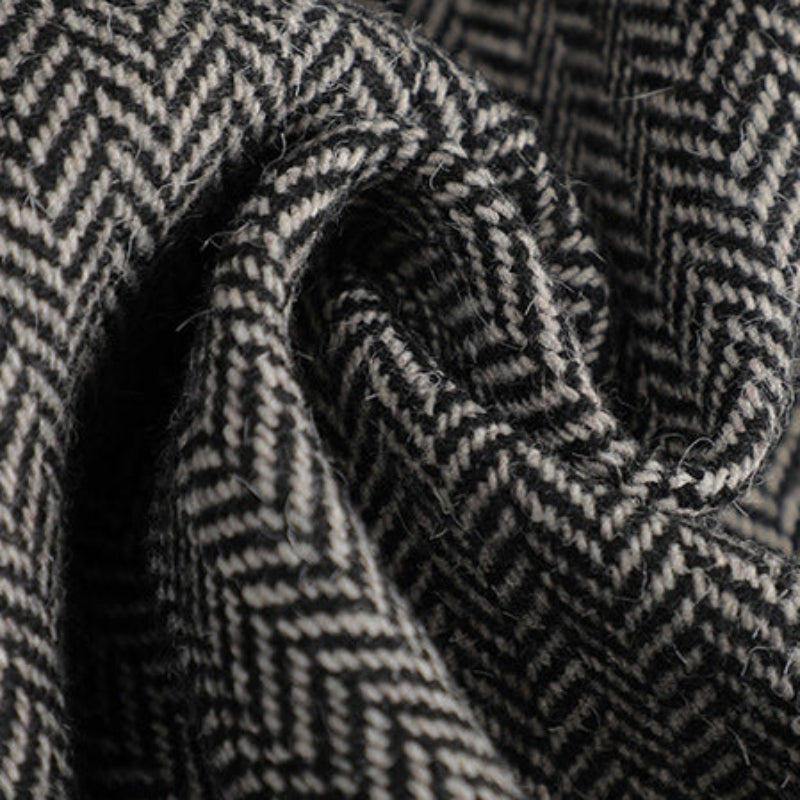 MADDIE™ HERRIGBONE WOOL BLAZER