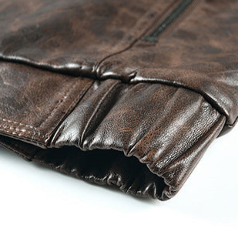 EQUINOX BOMBER LEATHER JACKET