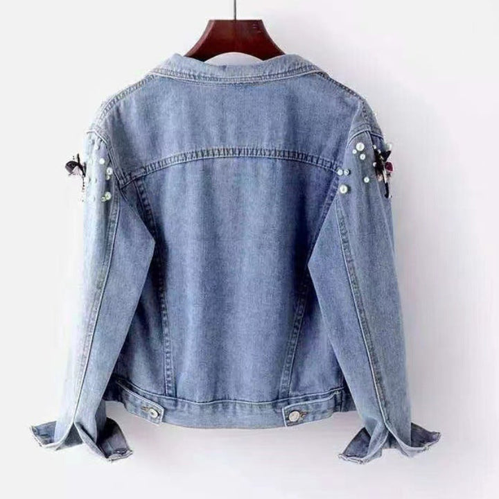 SCARLETT FLORAL DENIM JACKET