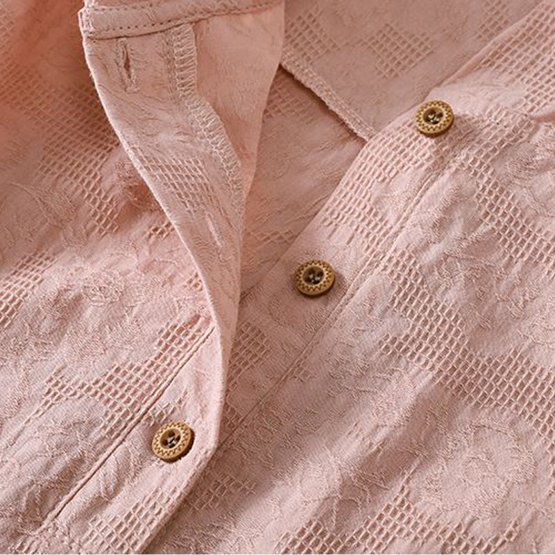 SHATO™ HOODED LINEN SHIRT