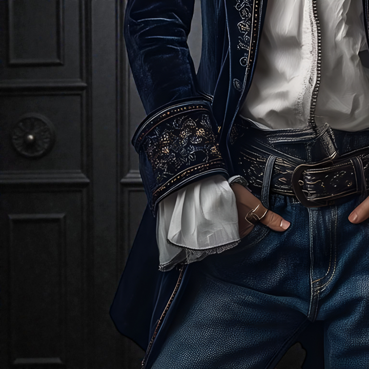 VICTORIA | EMBROIDERED VELVET JACKET